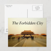 Grandeur van het Briefkaart van de Verboden Stad (Voorkant / Achterkant)