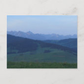 Grandeus sunrise Tatras uitzicht Briefkaart (Voorkant)