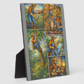 Grandfather Dad Father's Day  Fotoplaat (Zijkant)