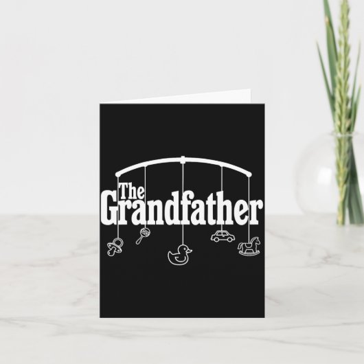 Grandfather Funny Quote Design For Grandpas Kaart (Voorkant)