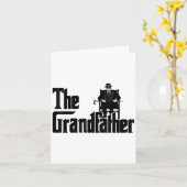 Grandfather Funny Quote Design For Grandpas Kaart (Gele Bloem)