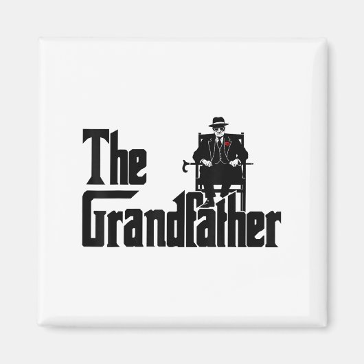 Grandfather Funny Quote Design For Grandpas  Magneet (Voorkant)