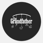 Grandfather Funny Quote Design For Grandpas Ronde Sticker (Voorkant)