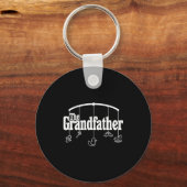 Grandfather Funny Quote Design For Grandpas Sleutelhanger (Voorkant)