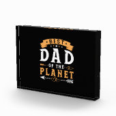 Grandfather Gift | Best Dad Of The Planet Fotoblokken (Rechts)