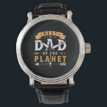 Grandfather Gift | Best Dad Of The Planet Horloge<br><div class="desc">Grandfather Gift | Best Dad Of The Planet</div>