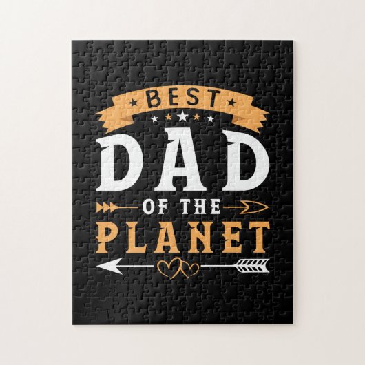 Grandfather Gift | Best Dad Of The Planet Legpuzzel (Verticaal)