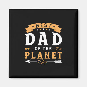Grandfather Gift Best Dad Of The Planet Magneet
