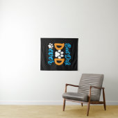Grandfather Gift | Best Dog Dad Ever Wandkleed (In Situ (horizontaal))