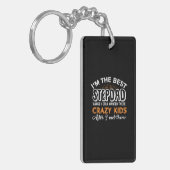 Grandfather Gift | I Am The Best Step Dad Sleutelhanger (Voorkant Links)
