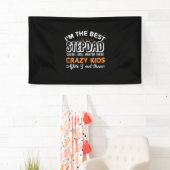 Grandfather Gift | I Am The Best Step Dad Spandoek (Insitu)