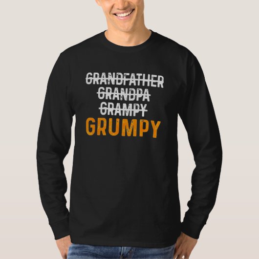 Grandfather Grandpa Grampy Grumpy  Father s Day T-shirt (Voorkant)
