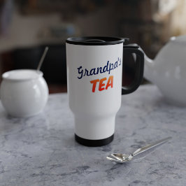 Grandfather Grandpa Tea Two Sugars Personalized Reisbeker