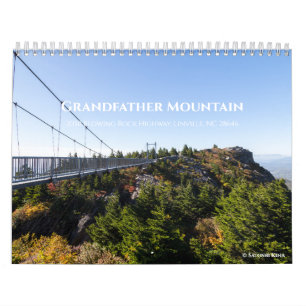 Grandfather Mountain Park Kalender
