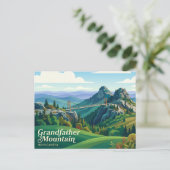 Grandfather Mountain VS Briefkaart (Staand voorkant)