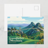 Grandfather Mountain VS Briefkaart (Voorkant / Achterkant)