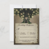  Grandfather Oak Tree Weddenschap RSVP-kaarten RSVP Kaartje (Voorkant)