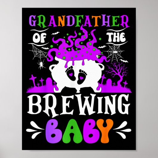 Grandfather Of The Brewing Baby Grandpa To Be Hall Poster (Voorkant)