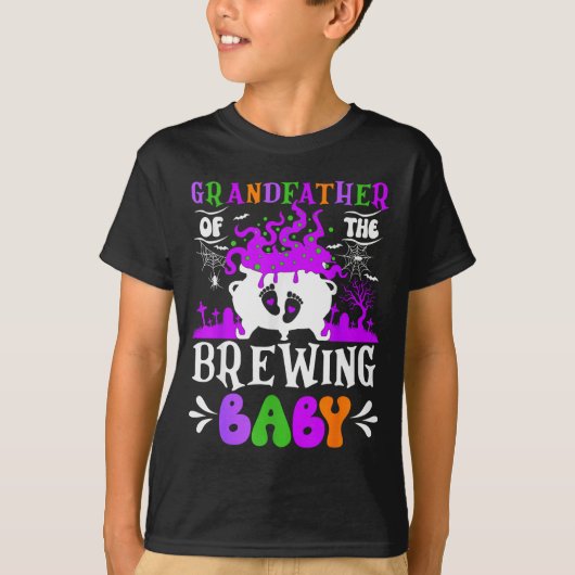 Grandfather Of The Brewing Baby Grandpa To Be Hall T-shirt (Voorkant)
