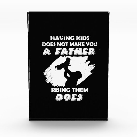 Grandfather Quotes | A Father Raising Them Does Fotoblokken (Voorkant)
