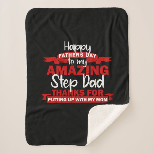 Grandfather Quotes | Amazing Step Daddy Sherpa Deken (Voorkant)