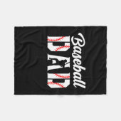 Grandfather Quotes | Baseball Dad Fleece Deken (Voorkant (Horizontaal))