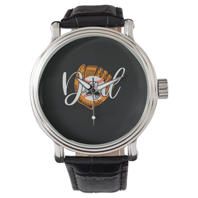 Grandfather Quotes | Baseball Dad Horloge (Voorkant)