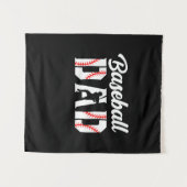 Grandfather Quotes | Baseball Dad Wandkleed (Voorkant (horizontaal))