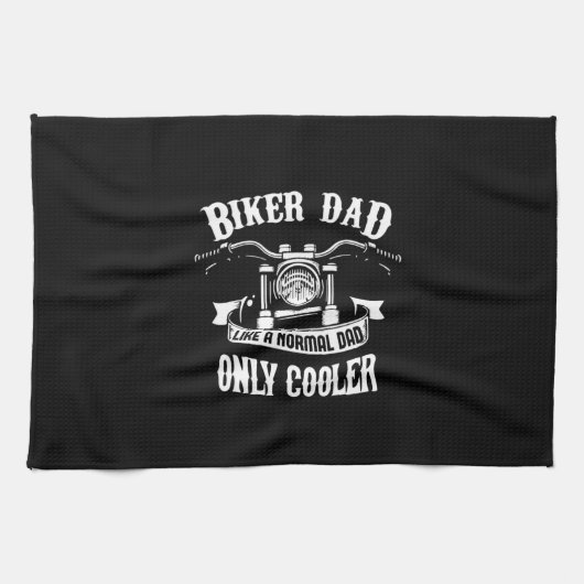 Grandfather Quotes | Best Biker Dad Theedoek (Horizontaal)