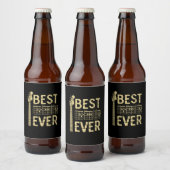 Grandfather Quotes | Best Dad Guitar Ever Bier Etiket (Flessen)