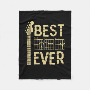 Grandfather Quotes   Best Dad Guitar Ever Fleece Deken