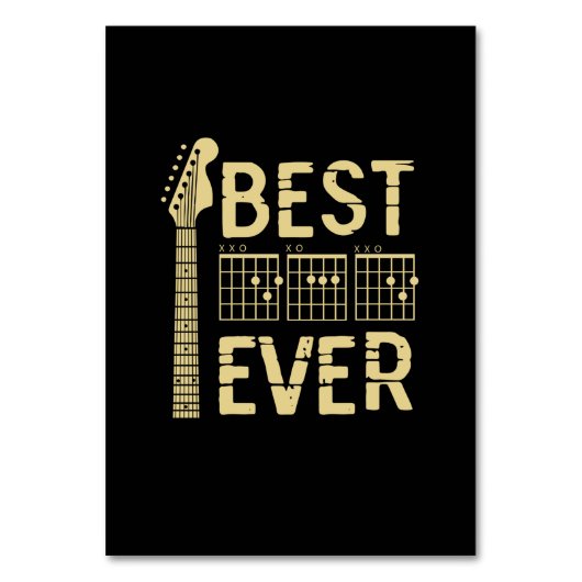 Grandfather Quotes | Best Dad Guitar Ever Kaart (Voorkant)