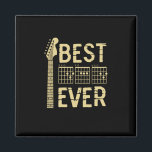 Grandfather Quotes | Best Dad Guitar Ever Magneet<br><div class="desc">Grandfather Quotes | Best Dad Guitar Ever</div>