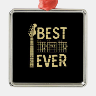 Grandfather Quotes Best Dad Guitar Ever Metalen Ornament