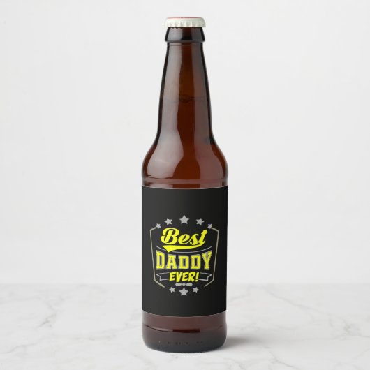 Grandfather Quotes | Best Daddy Ever Bier Etiket (Voorkant)
