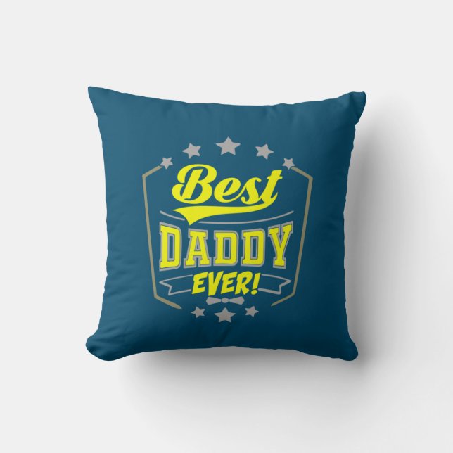 Grandfather Quotes | Best Daddy Ever Kussen (Voorkant)