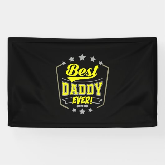 Grandfather Quotes | Best Daddy Ever Spandoek (Horizontaal)