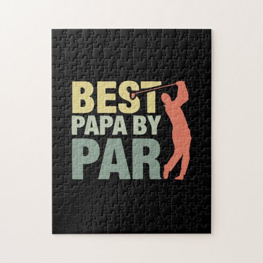Grandfather Quotes | Best Papa By Par Golf Legpuzzel (Verticaal)