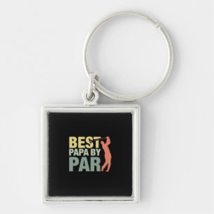 Grandfather Quotes Best Papa By Par Golf Sleutelhanger