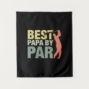 Grandfather Quotes   Best Papa By Par Golf Wandkleed