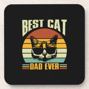 Grandfather Quotes   Beste kattevader ooit Bier Onderzetter