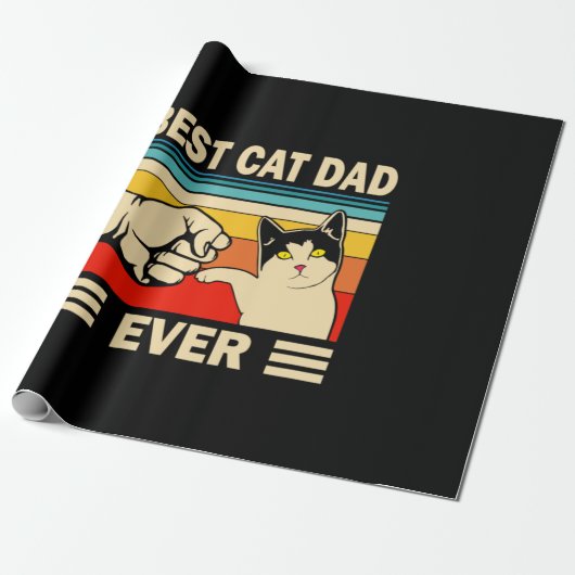 Grandfather Quotes | Beste kattevader ooit Cadeaupapier (Uitgerold)