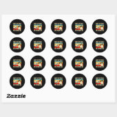 Grandfather Quotes | Beste kattevader ooit Ronde Sticker (Vel)