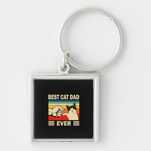 Grandfather Quotes | Beste kattevader ooit Sleutelhanger (Voorkant)