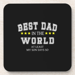 Grandfather Quotes Beste vader ter wereld Bier Onderzetter