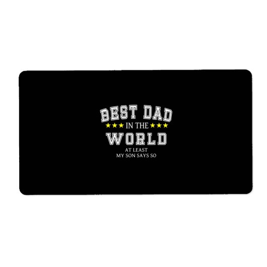 Grandfather Quotes | Beste vader ter wereld Etiket (Voorkant)