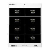 Grandfather Quotes | Beste vader ter wereld Etiket (Full Sheet)