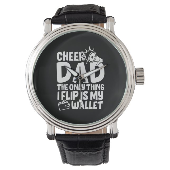 Grandfather Quotes | Cheer Dad The Only Thing Horloge (Voorkant)