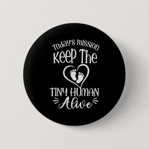 Grandfather Quotes De kleine mens in leven houde Ronde Button 5,7 Cm