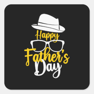 Grandfather Quotes Fijne vaderdag Vierkante Sticker